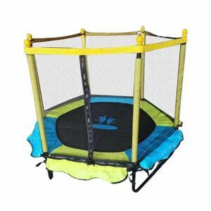 Dětská trampolína SEDCO D03 - 139 cm s ochrannou sítí (Zelená)