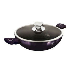 BERLINGERHAUS Pánev WOK s titanovým povrchem 30 cm Purple Eclipse Collection