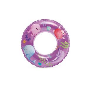 Kruh plavecký INTEX 59242 TRANSPARENT 61cm ( fialová      )