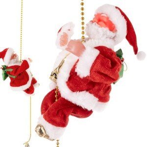 Santa na laně - vánoční dekorace Ruhhy 22502