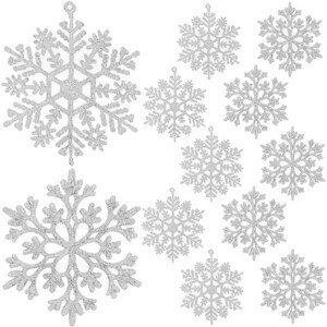 Vánoční ozdoby - sněhové vločky 12 ks. Ruhhy 22516