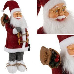 Santa Claus - Vánoční figurka 60cm Ruhhy 22354