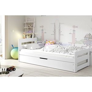 Dětská postel Ernie 90x200, bílá