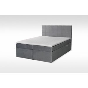 Manželská postel Boxspring soft + rošt, lamino, 160x200cm