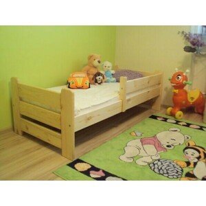 Dětská postel Kubus 80x160 cm s roštem (Barva dřeva: Olše)