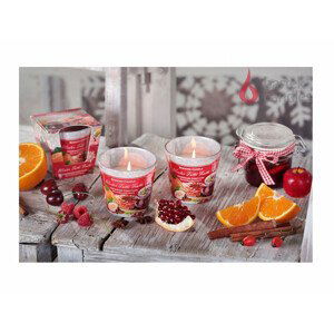 Svíčka ve skle TUTTI FRUTTI WINTER RED&ORANGE FRUITS115g