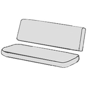 SPOT 2660 - polstr na houpačku 150 cm (Polstr na houpačku na zakázku: sedák a opěrka zvlášť)