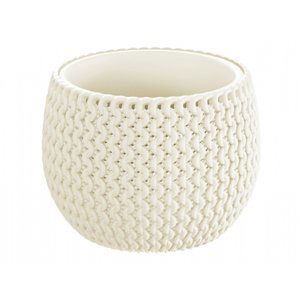 Obal na květník SPLOFY BOWL 2v1 plastový matný d24x16cm