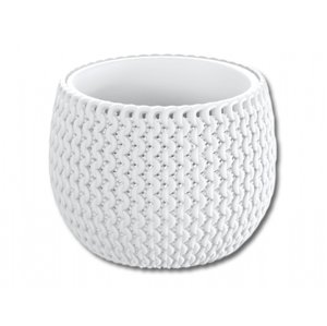 Obal na květník SPLOFY BOWL 2v1 plastový matný d48x30cm