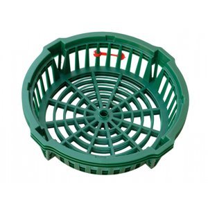 Košík na cibuloviny tmavě zelený d22cm 3ks