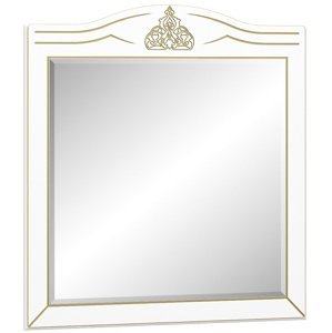 Zrcadlo FRANKO bílý mat