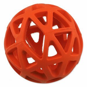 Hračka Dog Fantasy míček děrovaný oranžový 7cm
