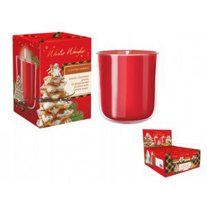 Svíčka ve skle WINTER WONDER-COOKIES+VANILA 150g