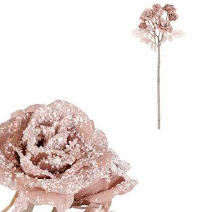 Mini růže, umělá květina, barva růžová. UKK275-PINK