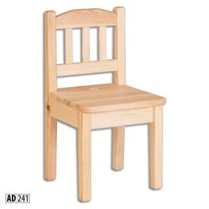 Dětská jídelní židle AD241, v30, borovice (Barva dřeva: Šedá)