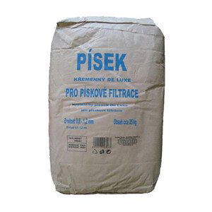 Písek do filtrace 25kg, zrnitost 0,6-1,2mm VODNÁŘ