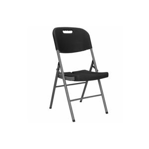 Skládací židle SPRINGOS BANQUET černá