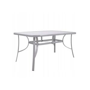 Zahradní stůl 150x90 cm, šedý SPRINGOS TOSCANA