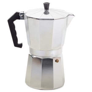 Kávovar, kávovar, 12 šálků kávy, 600 ml, hliník