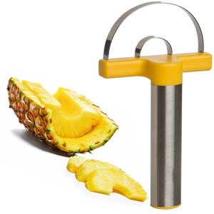 Šálek na ananas, nůž, kráječ, škrabka