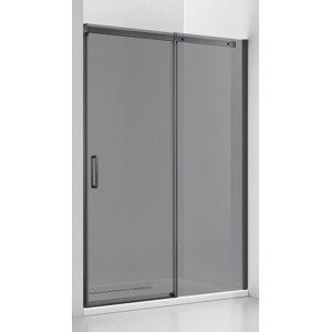 Posuvné sprchové dveře do niky SHADOW 96 - 100 x 195 cm šedé sklo