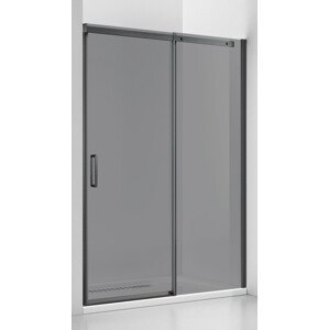 Posuvné sprchové dveře do niky SHADOW 126 - 130 x 195 cm šedé sklo