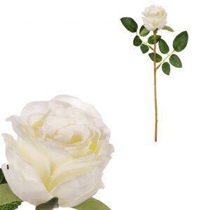 Růže, bílá barva. KN7049 WT, sada 6 ks