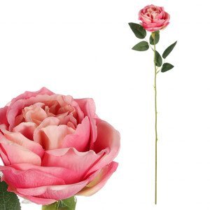 Růže, barva tmavě růžová. KN7057 PINK-DK, sada 6 ks