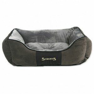 Pelech Scruffs Chester Box Bed šedý M 60x50c