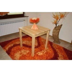 Jídelní stůl 60x60 z masivu borovice (Barva dřeva: Borovice)