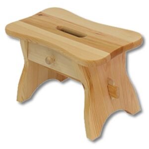 Dřevěná stolička KT255, v25, borovice