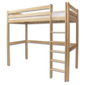 Dřevěná postel LK135, 90x188x200, borovice