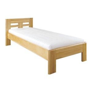 Dřevěná postel LK260, 100x200, dub