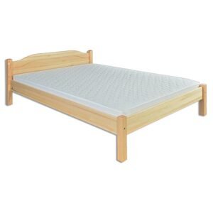 Dřevěná postel LK106, 200x200, borovice