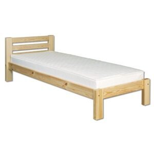 Dřevěná postel LK127, 80x200, borovice