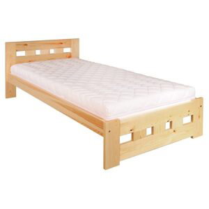 Dřevěná postel LK145, 80x200, borovice