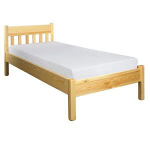Dřevěná postel LK156, 90x200, borovice