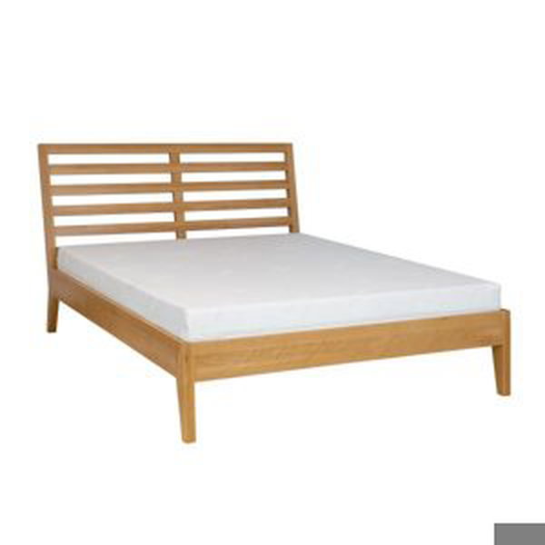 Buková postel LK165, délka: d200, šířka: s160 (Barva dřeva: Koniak)