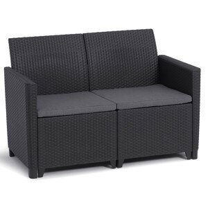 MARIE 2 SEATERS SOFA - grafit