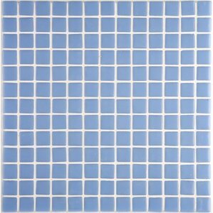 LISA plato skleněné mozaiky blue 2,5x2,5cm