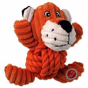Hračka DOG FANTASY Safari tygr s uzlem pískací - Zákaznícke dni 28.3. – 30.4.2024