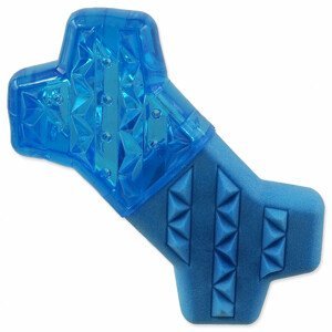 Hračka DOG FANTASY Kost chladící modrá 13,5x7,4x3,8cm - Zákaznícke dni 28.3. – 30.4.2024