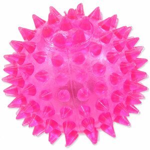 Hračka DOG FANTASY míček LED růžový 6 cm - Zákaznícke dni 28.3. – 30.4.2024