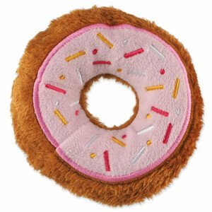 Hračka DOG FANTASY donut růžový 12,5cm - Zákaznícke dni 28.3. – 30.4.2024