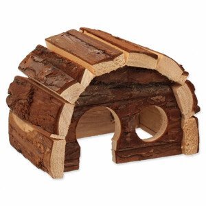 Domek SMALL ANIMALS Hobit dřevěný 15 x 10 x 9 cm - Zákaznícke dni 28.3. – 30.4.2024