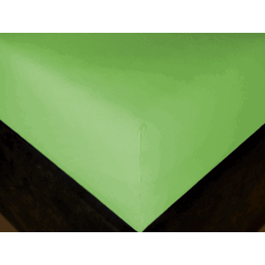 Jersey prostěradlo EXCLUSIVE světle zelené (Rozměr: 80x200)