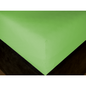 Jersey prostěradlo EXCLUSIVE světle zelené (Rozměr: 90x200 jednolůžko)