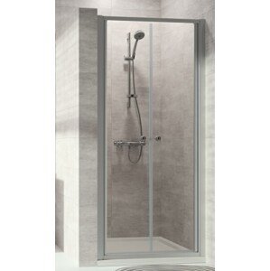 CONCEPT 100 NEW sprchové dveře 80x190 cm, lítací, bílá/čiré sklo