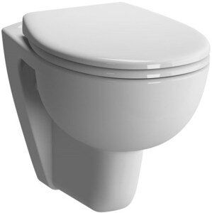 CONCEPT 100 závěsné WC 355x540mm, vodorovný odpad, se zvýšeným sedem o 6cm, bílá