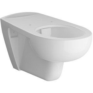 CONCEPT 100 závěsné WC 355x700mm, vodorovný odpad, prodloužené hluboké splachování Rim-ex, bílá